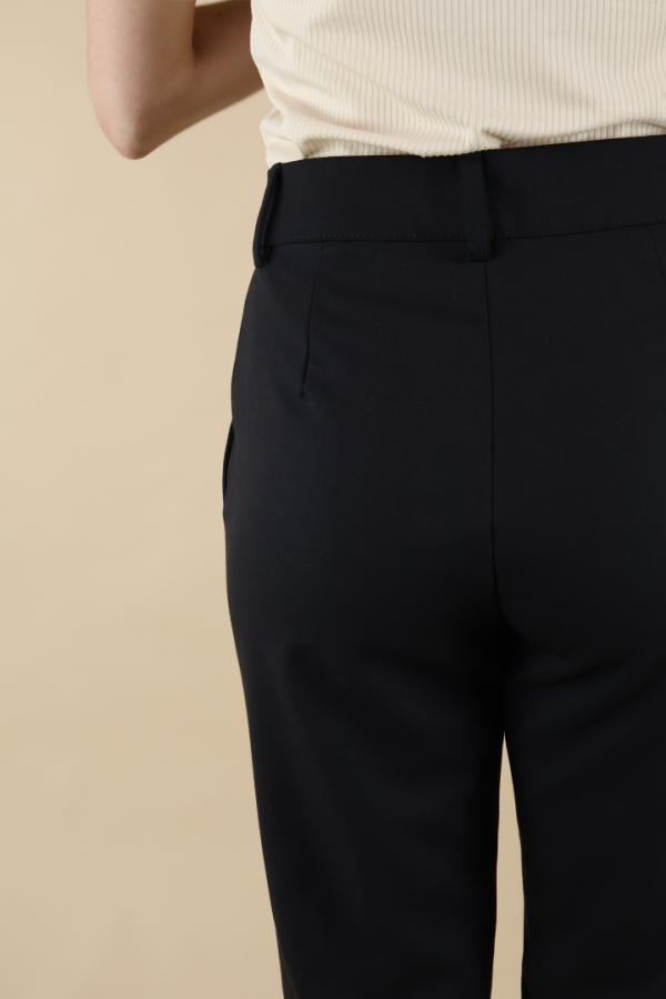 Pantalón Negro De Vestir Para Dama Elegante Oficina Moda Mujer